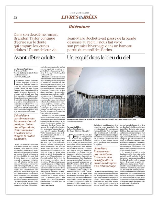 La Croix 21 Mars 2024